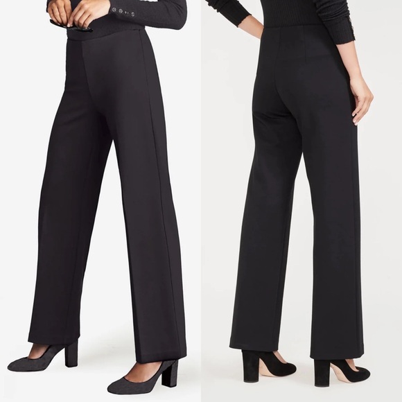 J. McLaughlin Pants - J. McLaughlin Black Carter Wide Leg Pants Size 12